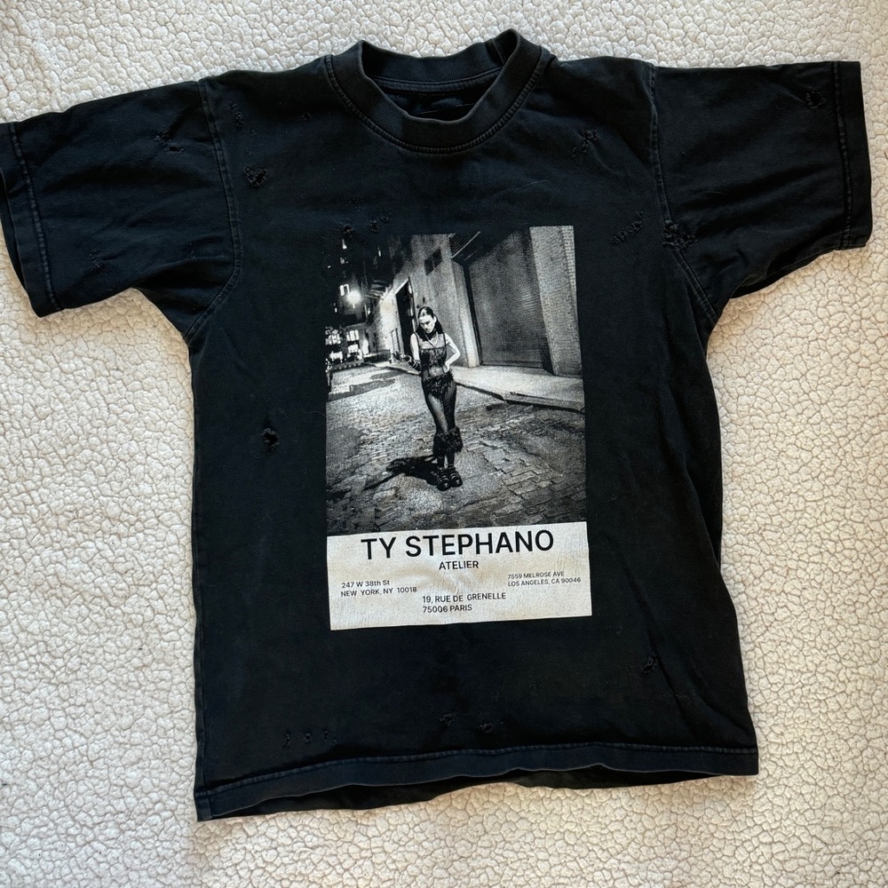 Ty Stephano Graphic Black Tee